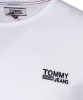 T-shirt Tommy Jeans koszulka męska z okrągłym dekoldem biała